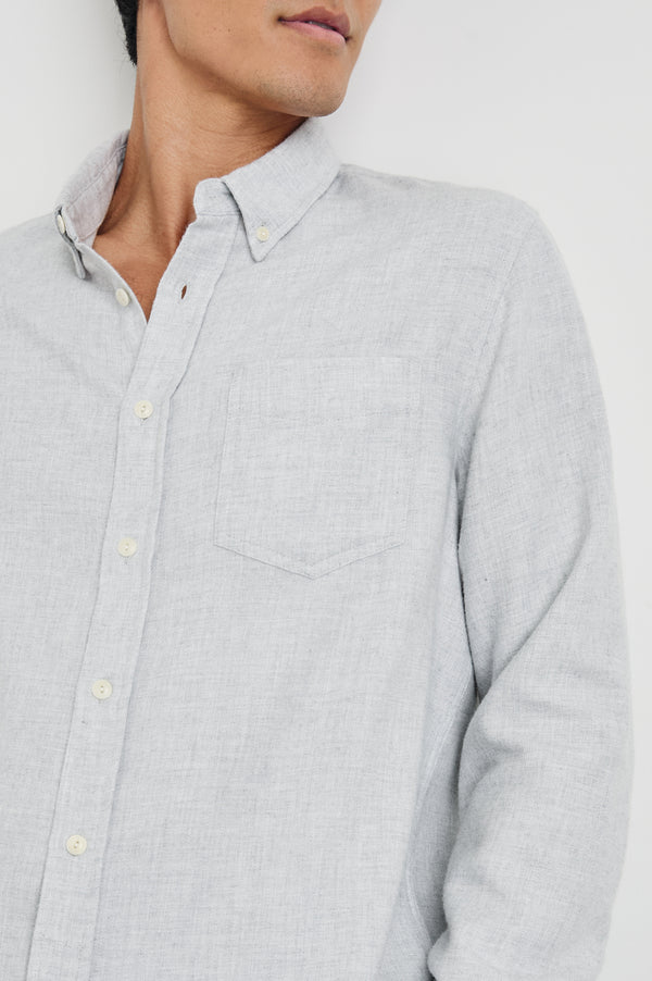 rails Runson shirt Heather Grey