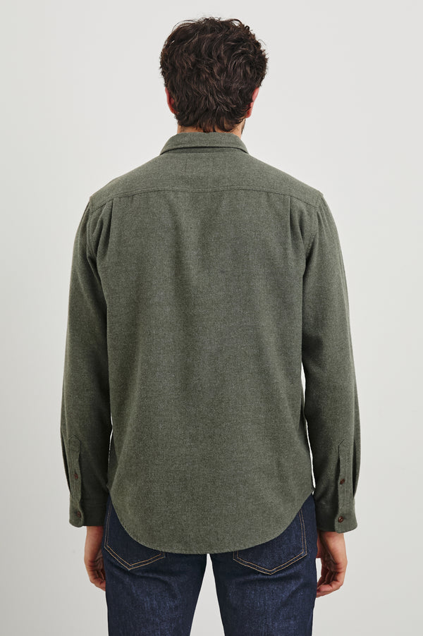 Rails Runson Shirt Hunter Green