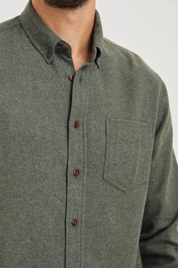 rails Runson shirt Hunter Green