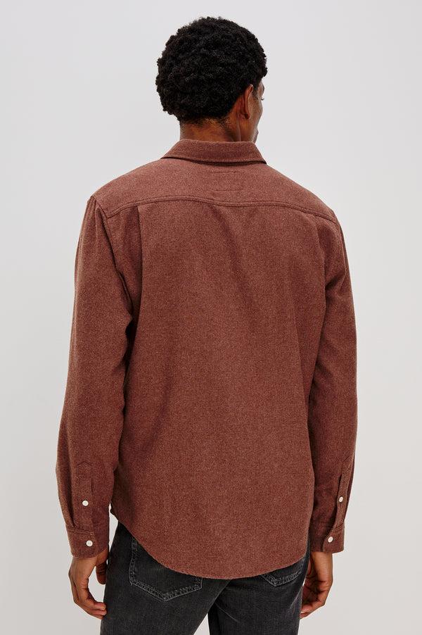 Rails Runson Shirt Mahogany Heather