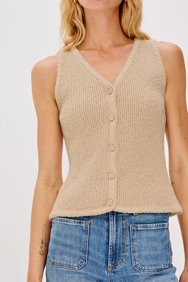 rails Sade vest Oat