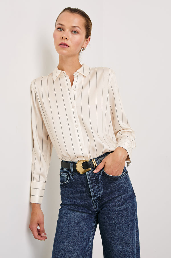 Rails Saige Shirt Brixton Stripe