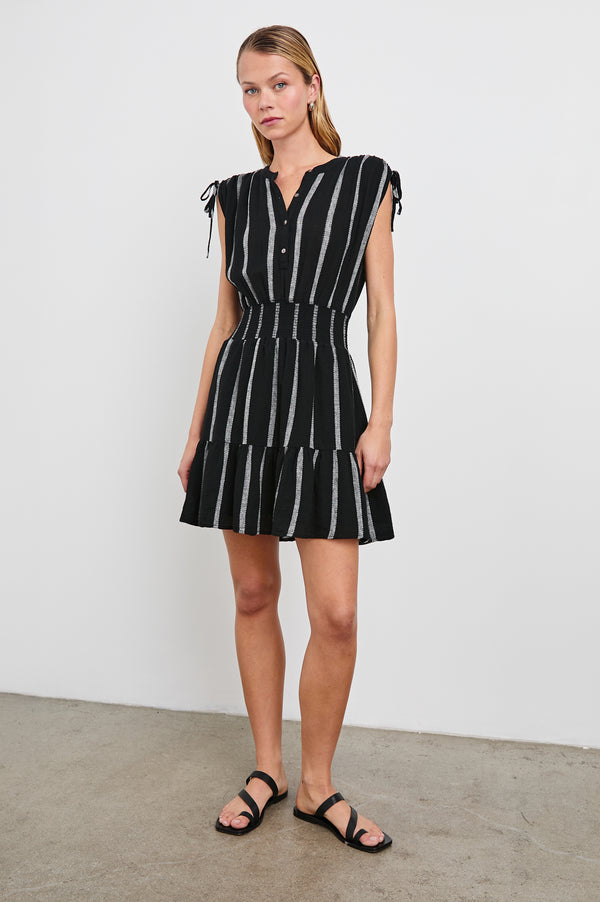 Rails Samina Dress Ash Leno Stripe