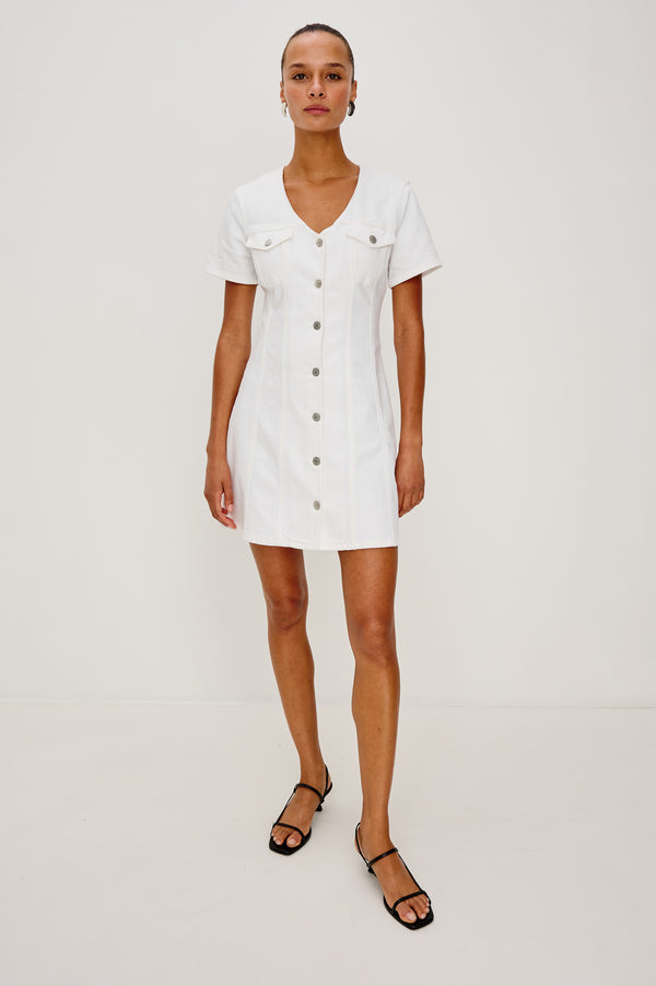 Rails Saratoga Dress Salt White