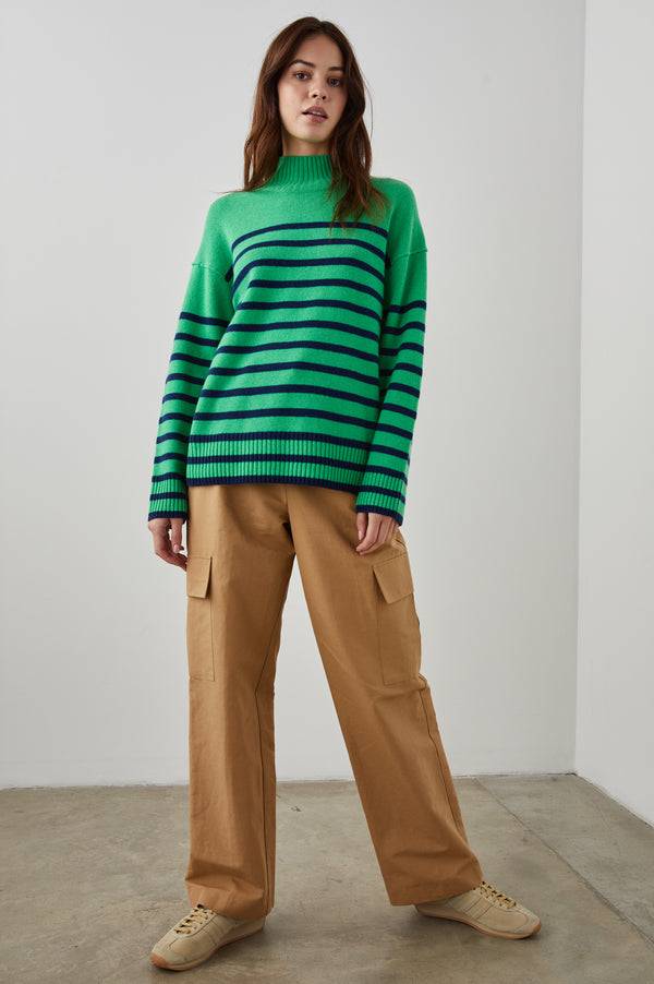 Rails Sasha Sweater Kelly Navy Stripe