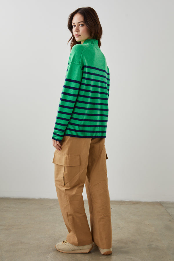 Rails Sasha Sweater Kelly Navy Stripe
