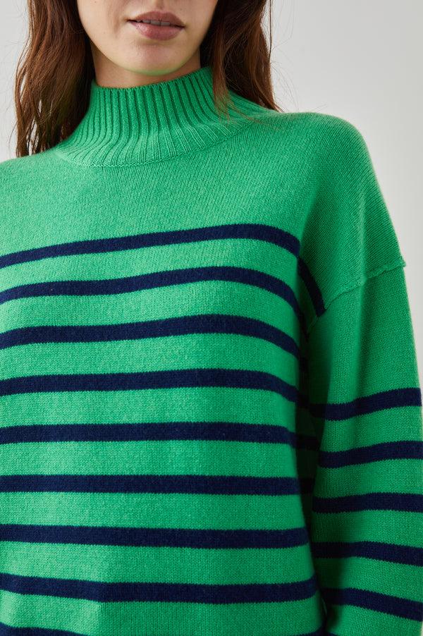 rails Sasha sweater Kelly Navy Stripe