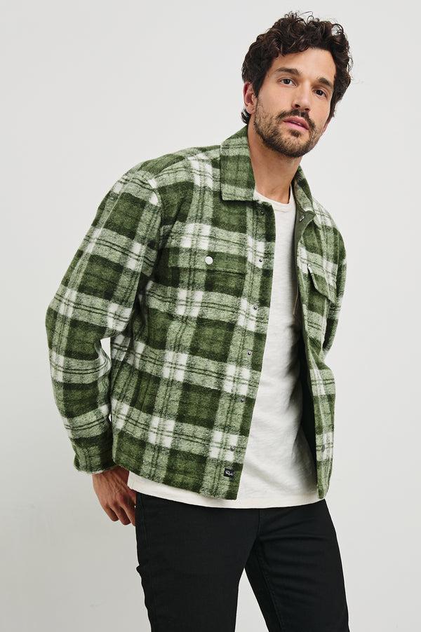 Rails Saxon Jacket Green Mist