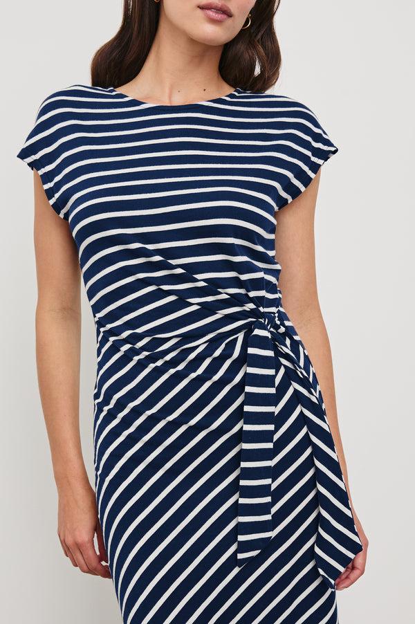 Rails Selah Dress Navy Ivory Stripe