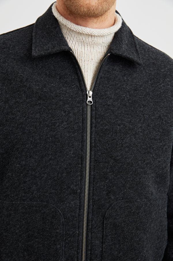 rails Shael jacket Graphite