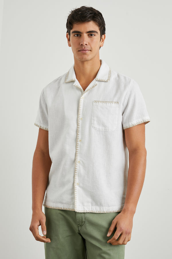 rails Shane shirt Antique White