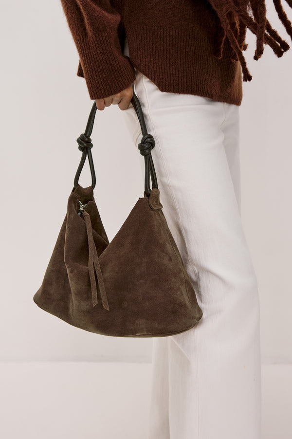 Rails Siena Hobo Bag Espresso Suede