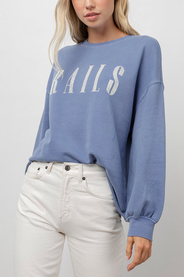 Rails Rails Signature Sweatshirt Washed Indigo Rails