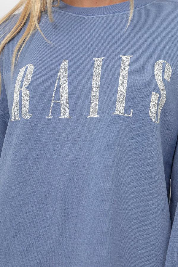 rails Rails signature sweatshirt Washed Indigo Rails