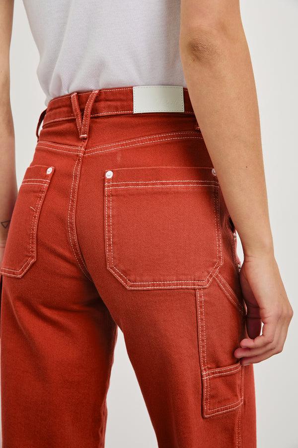 Rails Silverado Carpenter Crop Terracotta