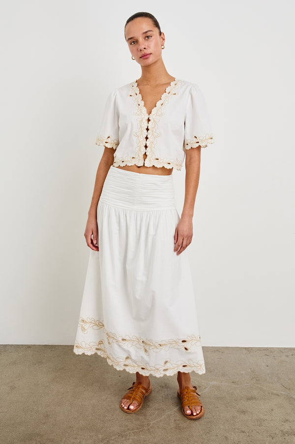 Rails Sol Skirt White
