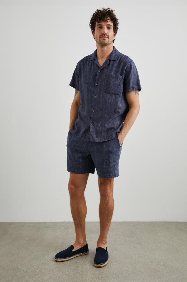 Rails Sona Short Matrix Navy Pearl