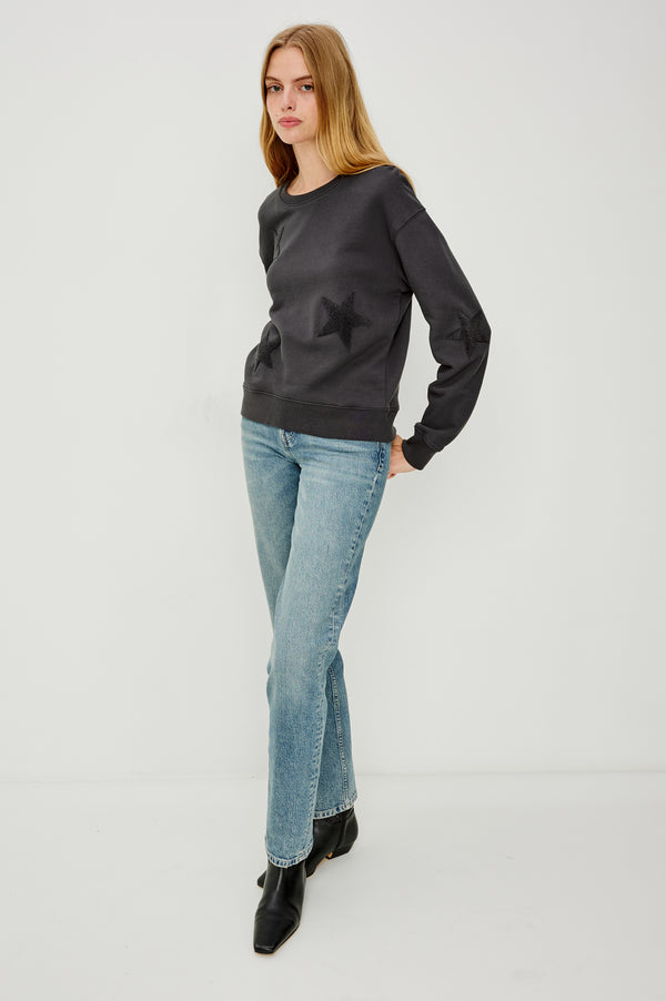 Rails Sonia Sweatshirt Washed Black