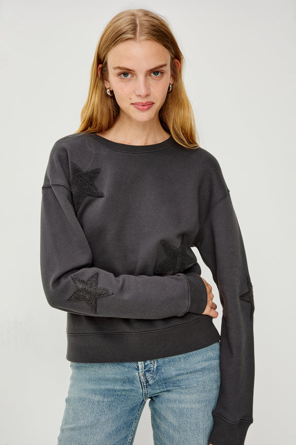 Rails Sonia Sweatshirt Washed Black