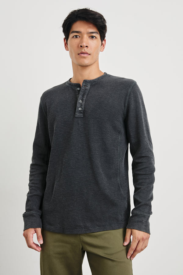 rails Soto henley Washed Black