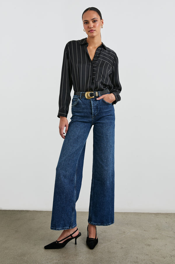 Rails Spencer Shirt Ink Stripe