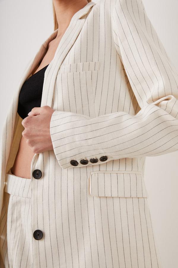 rails Stanton blazer Ivory Pinstripe