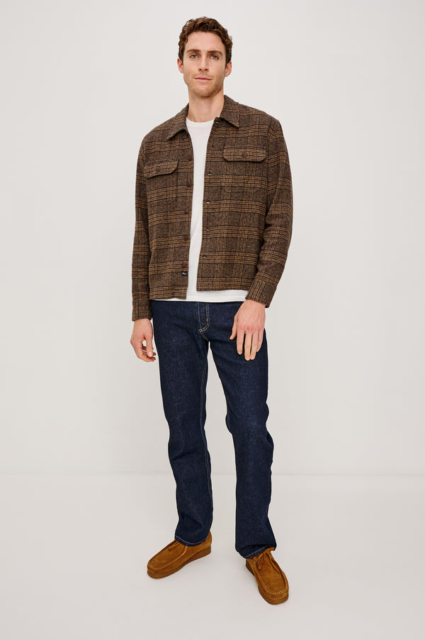 Rails Stellan Shirt Jacket Darkwood