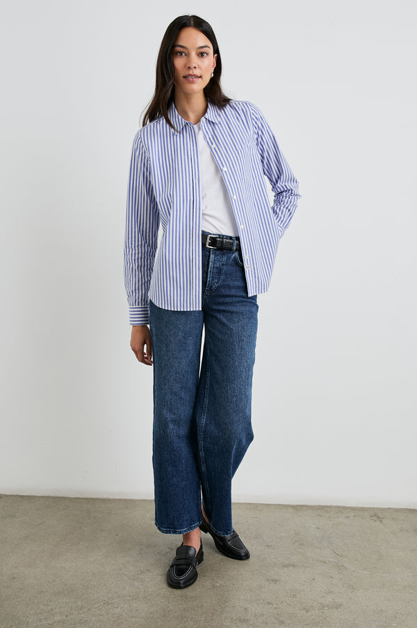 Rails Stina Shirt Mariner White Stripe