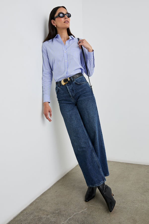 Rails Stina Shirt Oxford White Stripe