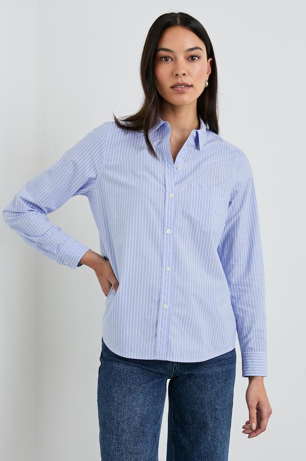 Rails Stina Shirt Oxford White Stripe