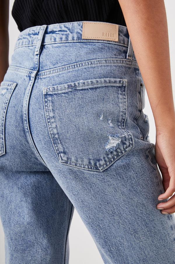 rails Sunset slim flare Bluebell Distress