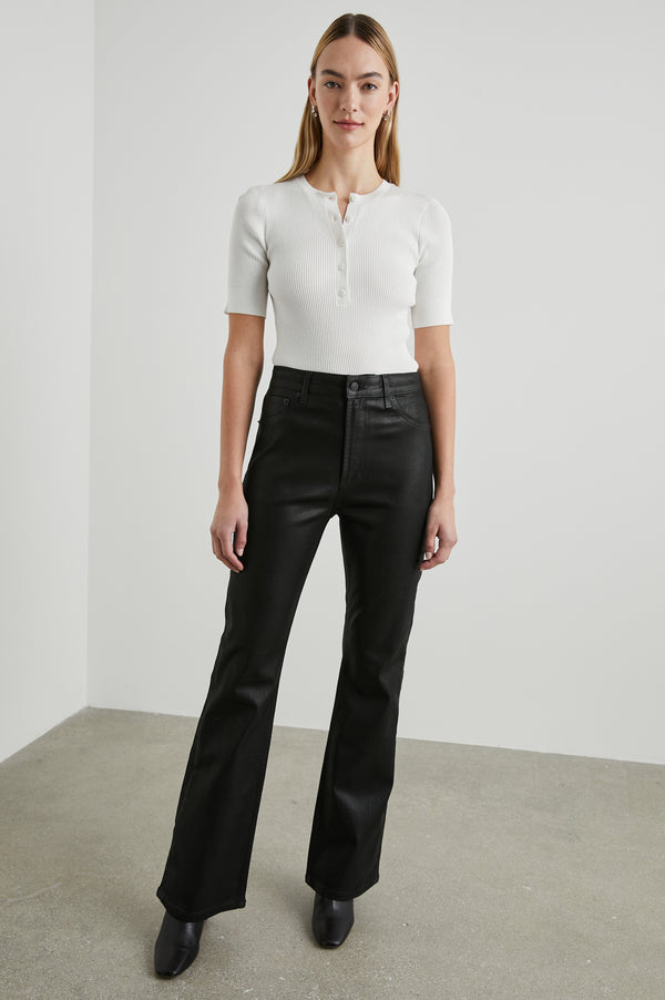 Rails Sunset Slim Flare Coated Noir