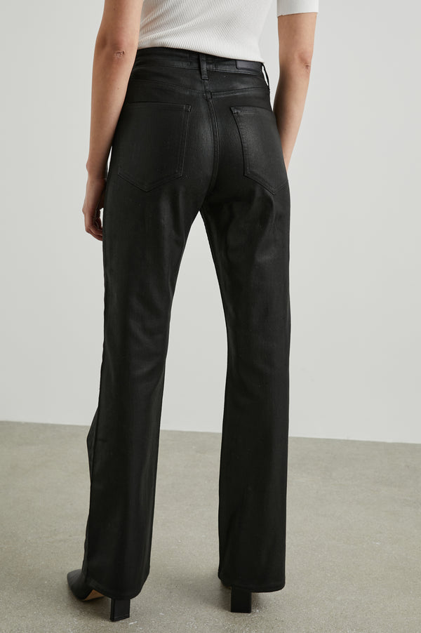 Rails Sunset Slim Flare Coated Noir