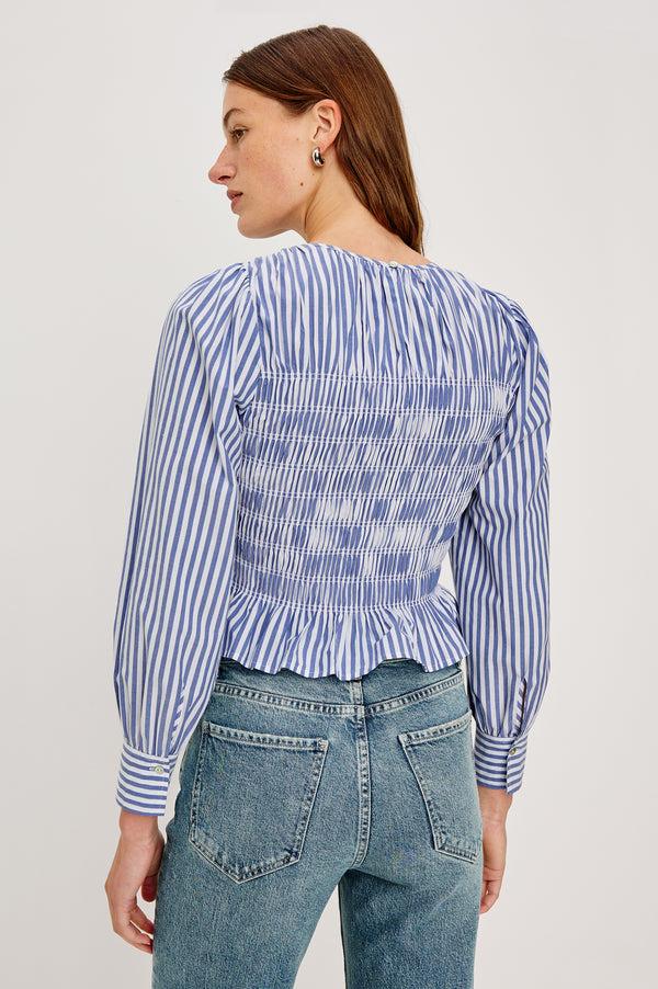 Rails Tabi Top Mariner White Stripe