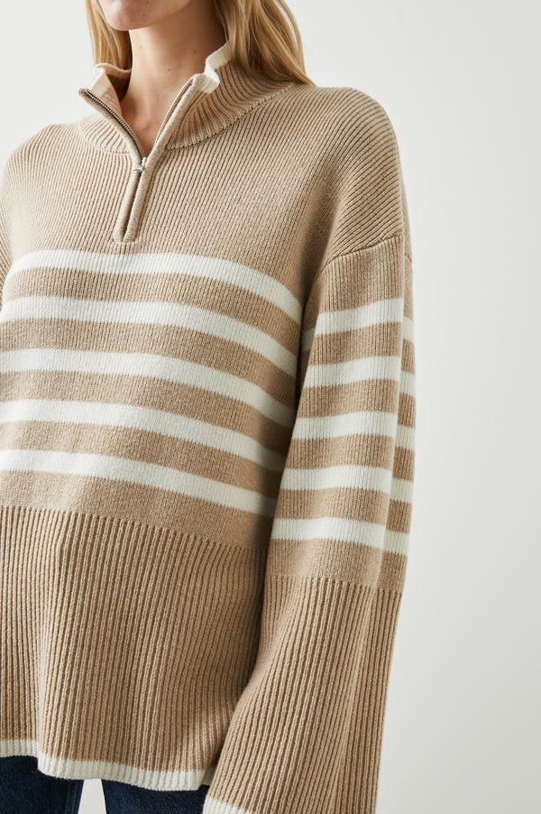 rails Tessa sweater Sand Stripe