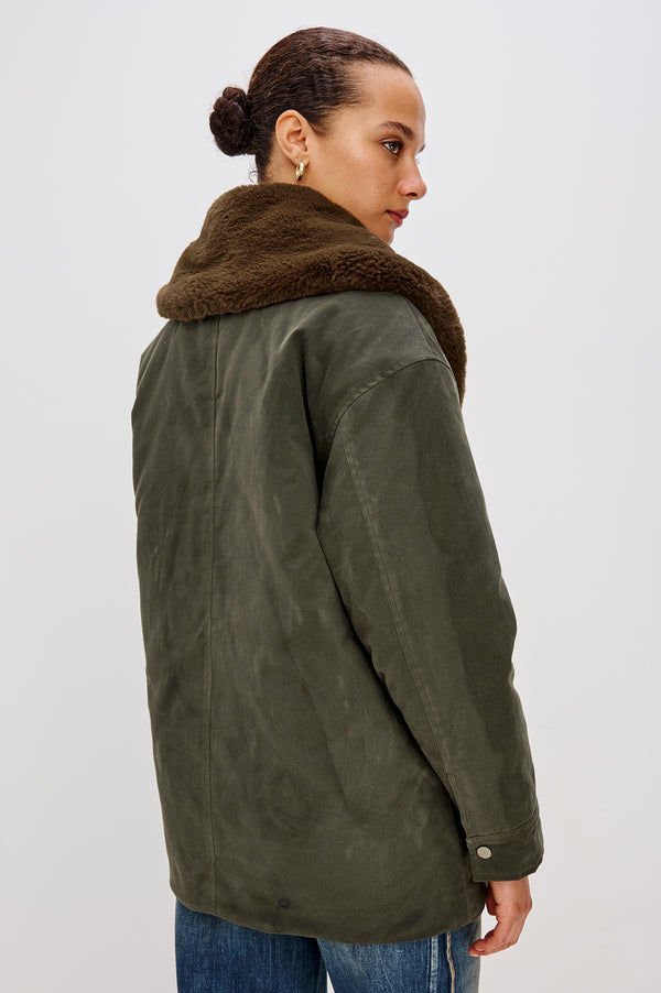 Rails Tessuto Jacket Umber