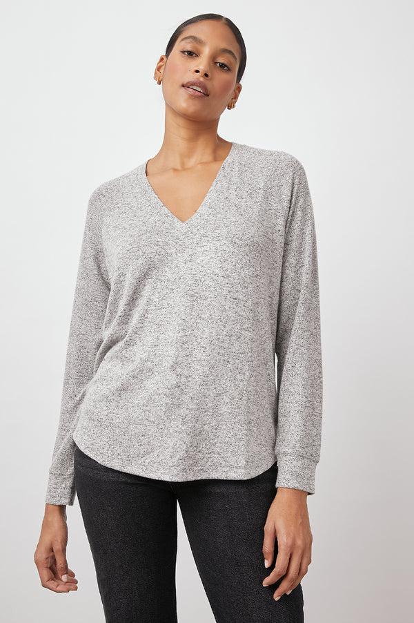 Rails Thalia T-shirt Melange Grey