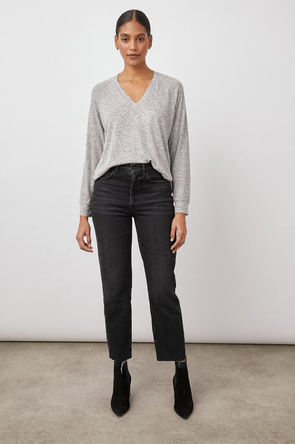 Rails Thalia T-shirt Melange Grey