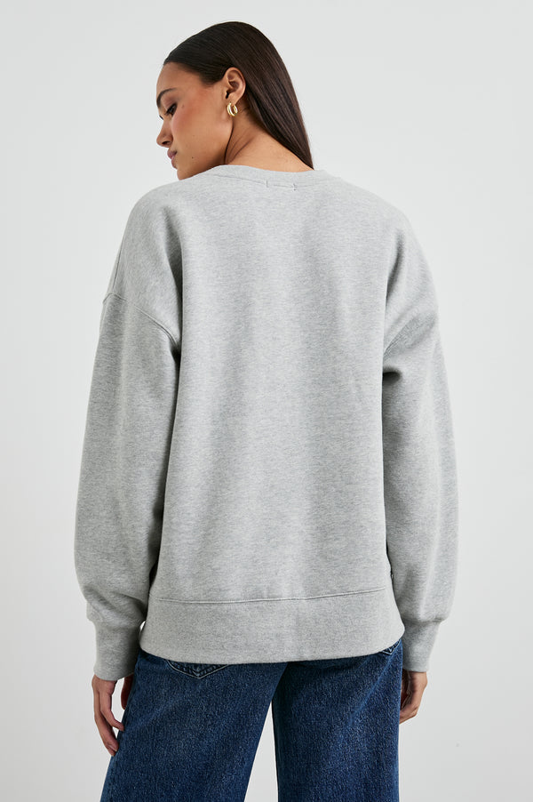 Rails The Varsity Sweatshirt Heather Grey