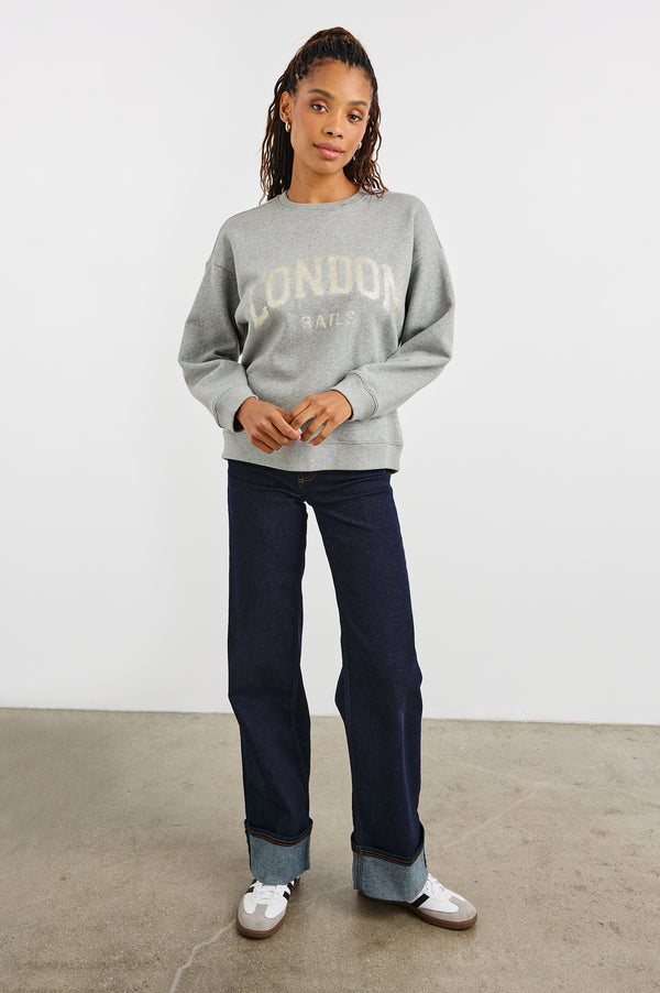 Rails The Varsity Sweatshirt London Glitter