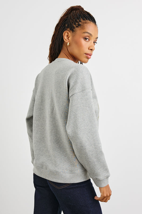 Rails The Varsity Sweatshirt London Glitter