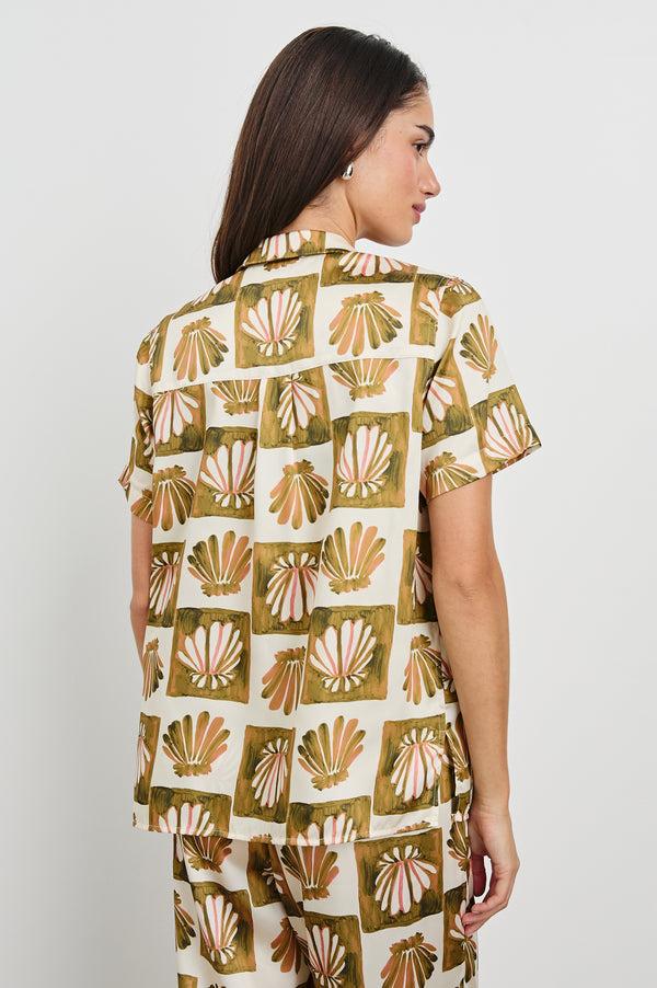 Rails Theis Shirt Checkered Shells