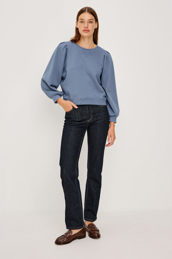 Rails Tiffany Sweatshirt Faded Periwinkle