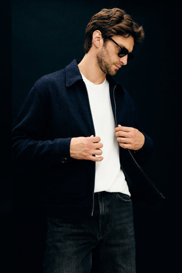 Rails Tillman Jacket Navy Boucle