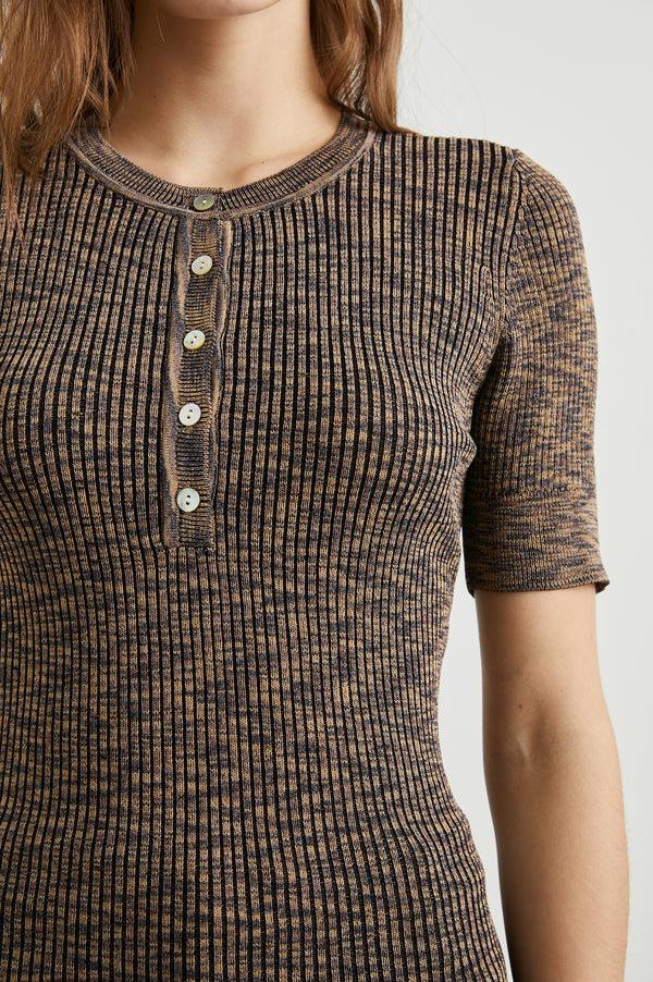 rails Toni top Mocha Space Dye
