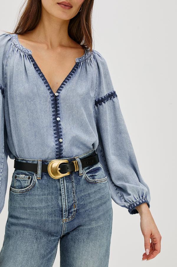 Rails Toshi Top Medium Cloud Wash