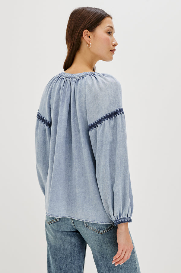 Rails Toshi Top Medium Cloud Wash