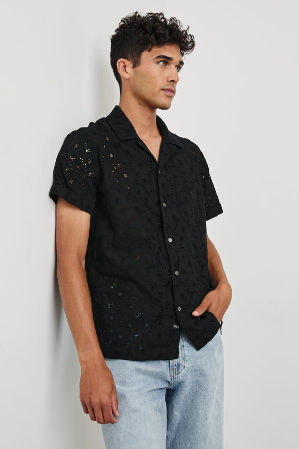 Rails Tyler Shirt Black Floral