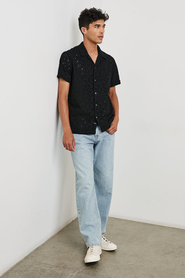 rails Tyler shirt Black Floral