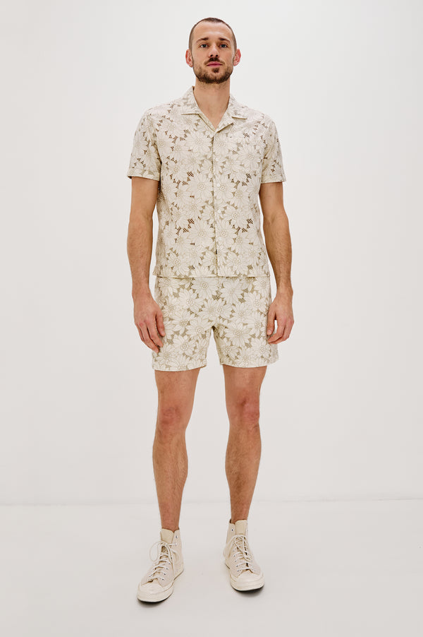 Rails Tyler Shirt Khaki White Sunflower